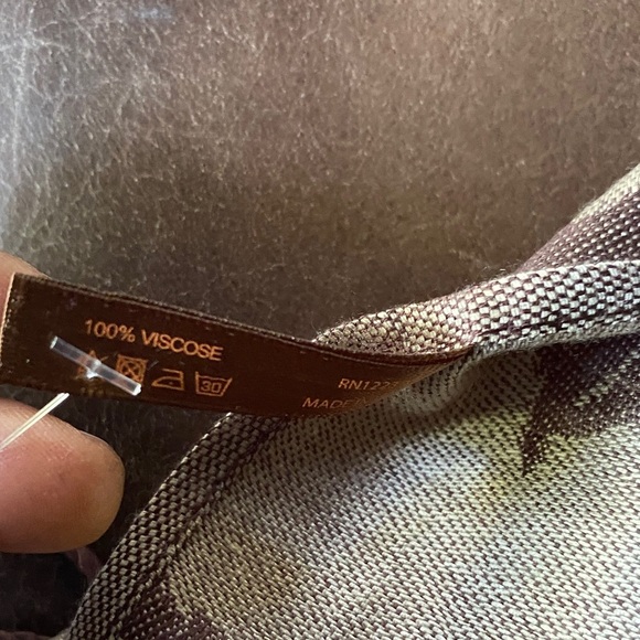 Floral Animal Print Wrap/Scarf, OS - Picture 8 of 8